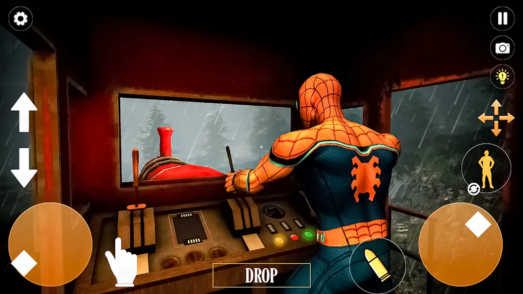 Horror Spider : Scary Train — скриншот 1