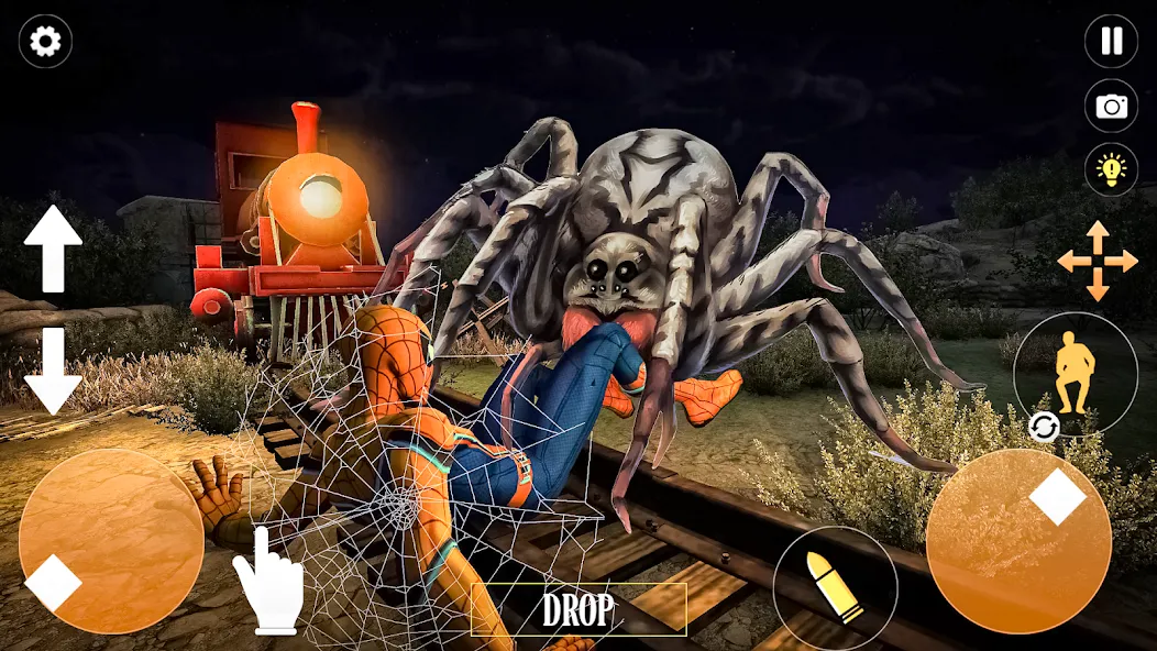 Horror Spider : Scary Train — скриншот 4