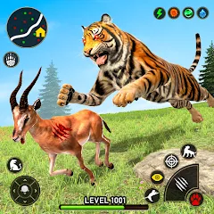 Tiger Games: Tiger Sim Offline MOD APK на Android — Много денег