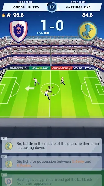 Idle Eleven - Soccer tycoon — скриншот 2