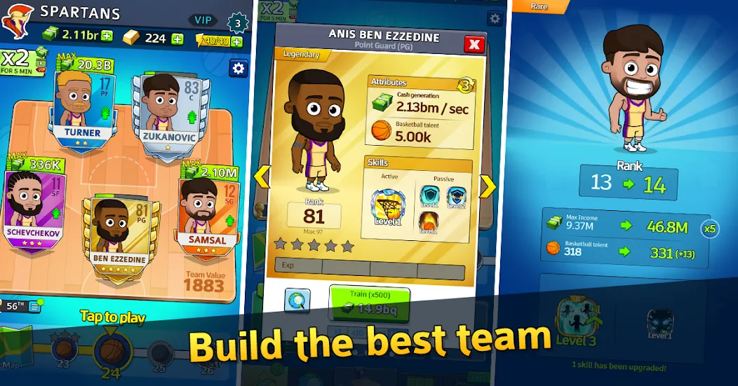 Idle Five Basketball tycoon — скриншот 2