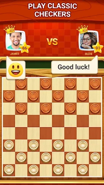Checkers - Online & Offline — скриншот 1