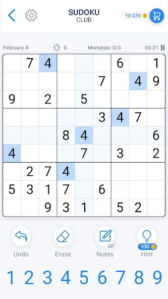 Sudoku Game - Daily Puzzles — скриншот 1