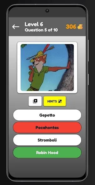 Guess Cartoon Character Quiz — скриншот 1