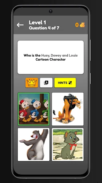 Guess Cartoon Character Quiz — скриншот 4