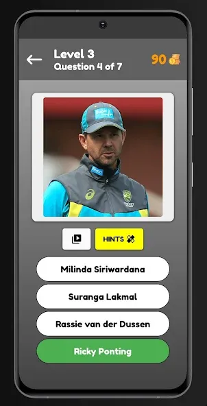 Cricket Quiz — скриншот 1