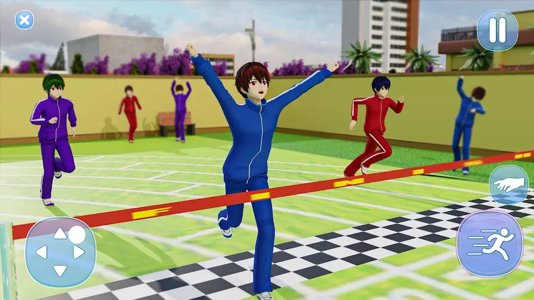 Anime Boy High School Life 3d — скриншот 3