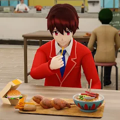 Скачать Anime Boy High School Life 3d — Много денег