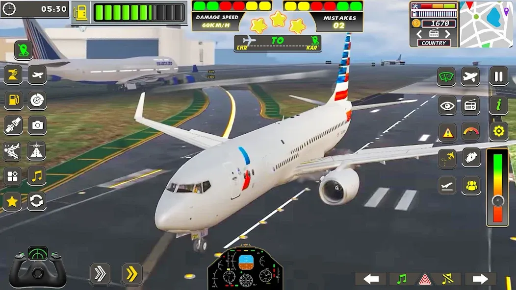 Real Flight Sim Airplane Games — скриншот 1