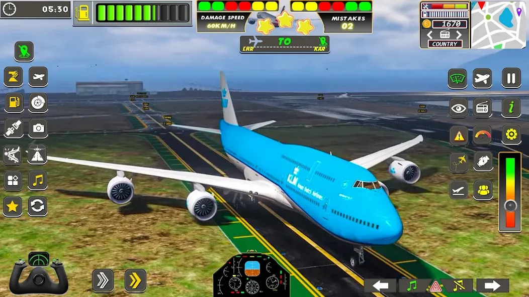 Real Flight Sim Airplane Games — скриншот 2