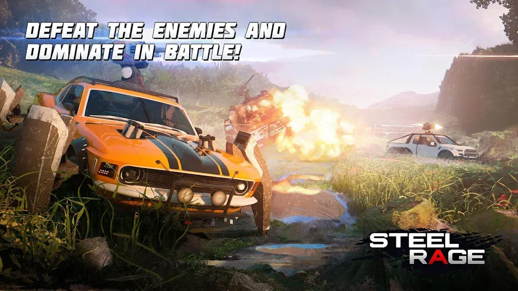 Steel Rage: Mech Cars PvP War — скриншот 2