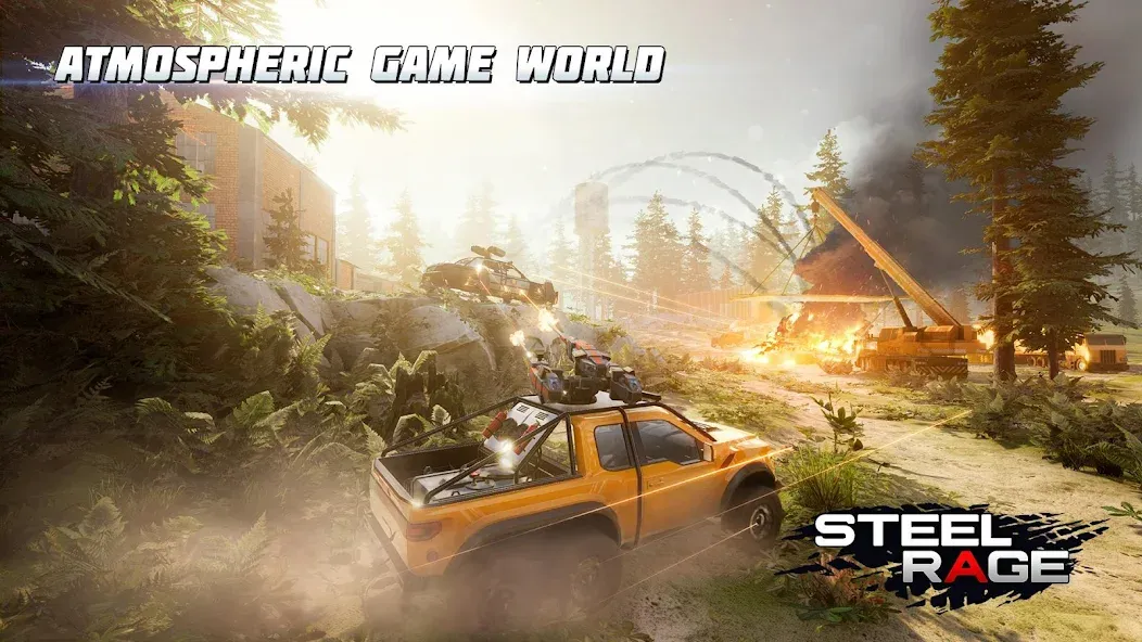 Steel Rage: Mech Cars PvP War — скриншот 3