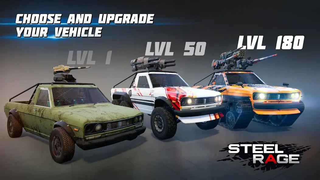 Steel Rage: Mech Cars PvP War — скриншот 4