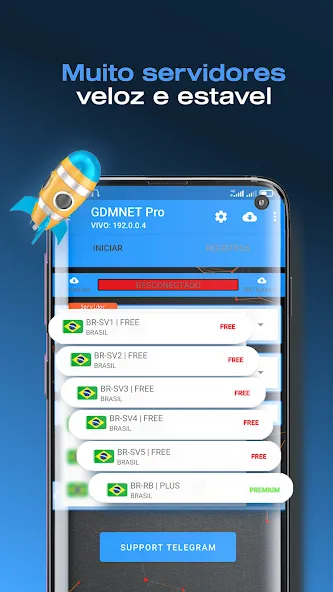 GDMNET Pro - Client VPN - SSH — скриншот 2