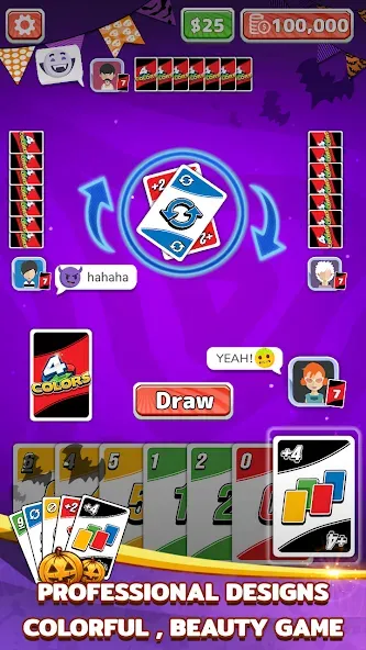 4 Colors Card Game — скриншот 2