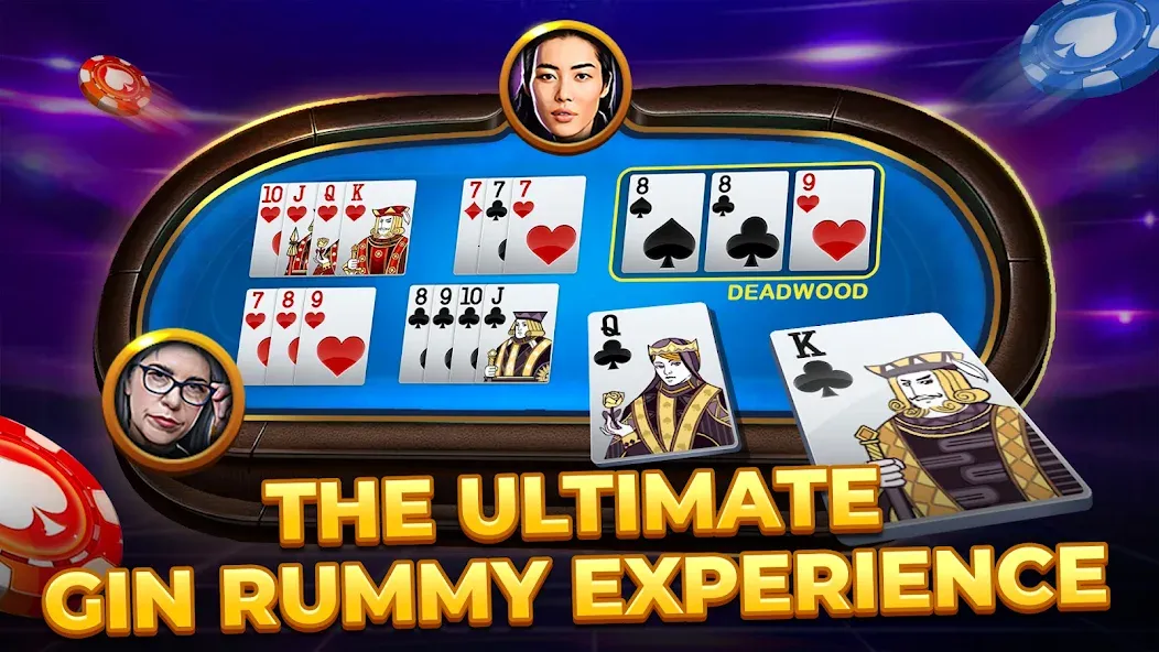 Gin Rummy - Card Game — скриншот 2