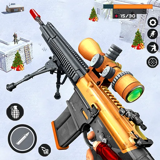Banduk Game - Sniper Gun Games — скриншот 1 Banduk Game - Sniper Gun Games — скриншот 1