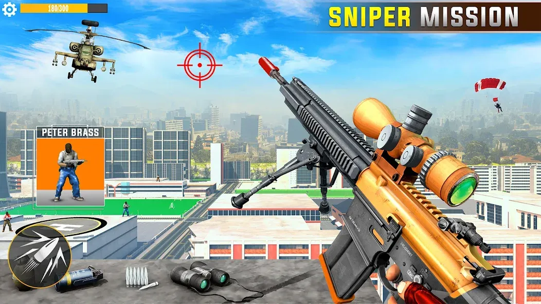 Banduk Game - Sniper Gun Games — скриншот 2 Banduk Game - Sniper Gun Games — скриншот 2