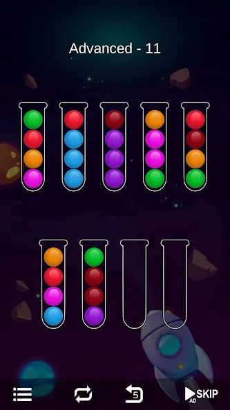 Ball Sort - Bubble Sort Puzzle — скриншот 5