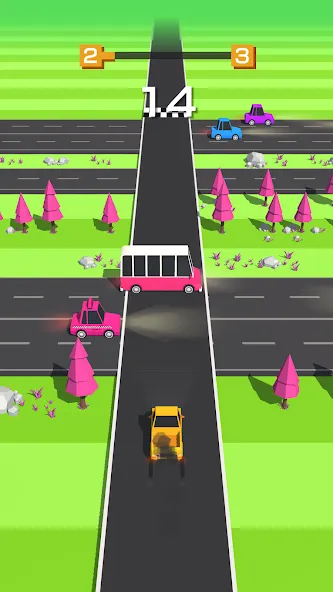 Traffic Run!: Driving Game — скриншот 4