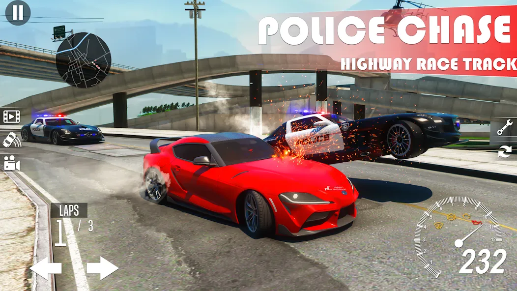 Extreme Car Driving Games — скриншот 4