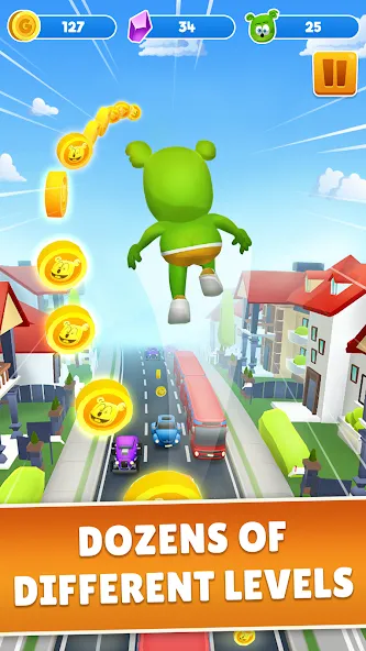Gummy Bear Run: Running Games — скриншот 1
