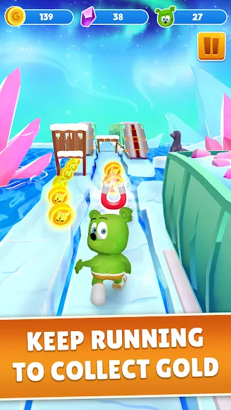Gummy Bear Run: Running Games — скриншот 2