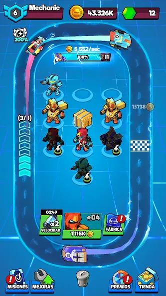 Merge Plane Robots Idle Empire — скриншот 4