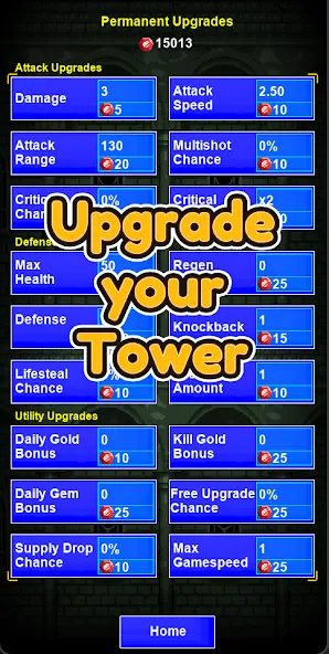 Lone Tower Roguelike Defense — скриншот 2 Lone Tower Roguelike Defense — скриншот 2