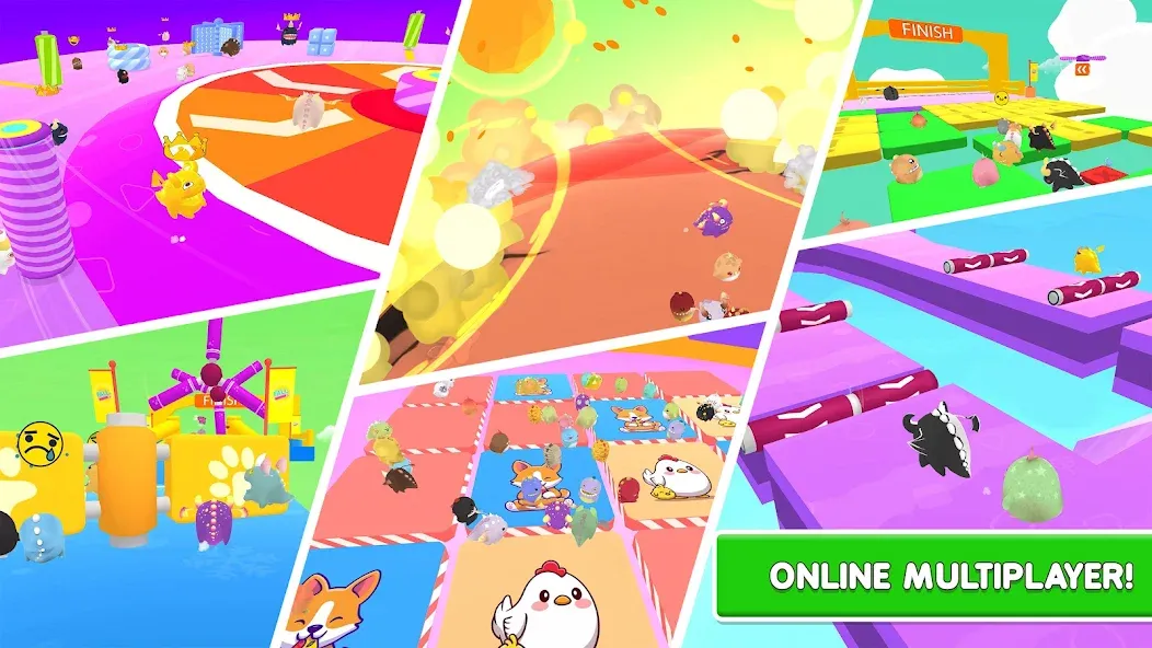 Fall.io - Race of Dino — скриншот 1