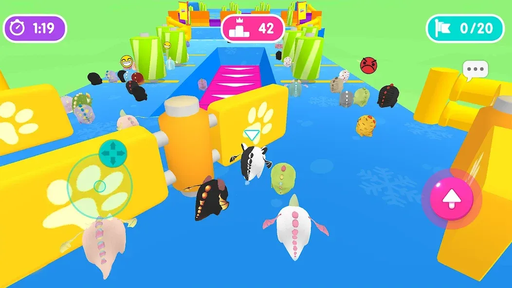 Fall.io - Race of Dino — скриншот 5