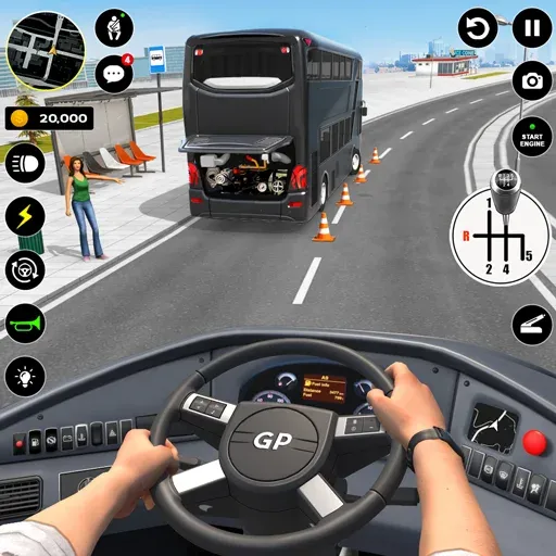 Bus Simulator : 3D Bus Games — скриншот 1