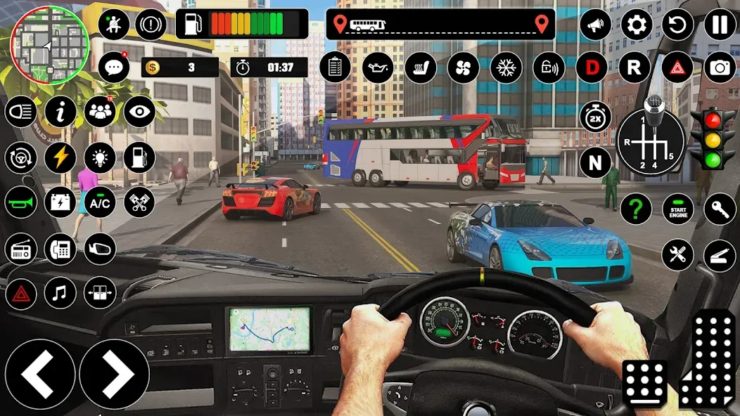 Bus Simulator : 3D Bus Games — скриншот 2