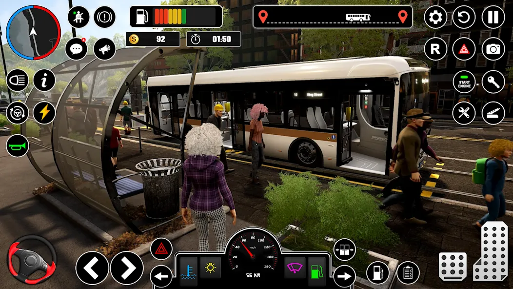 Bus Simulator : 3D Bus Games — скриншот 3