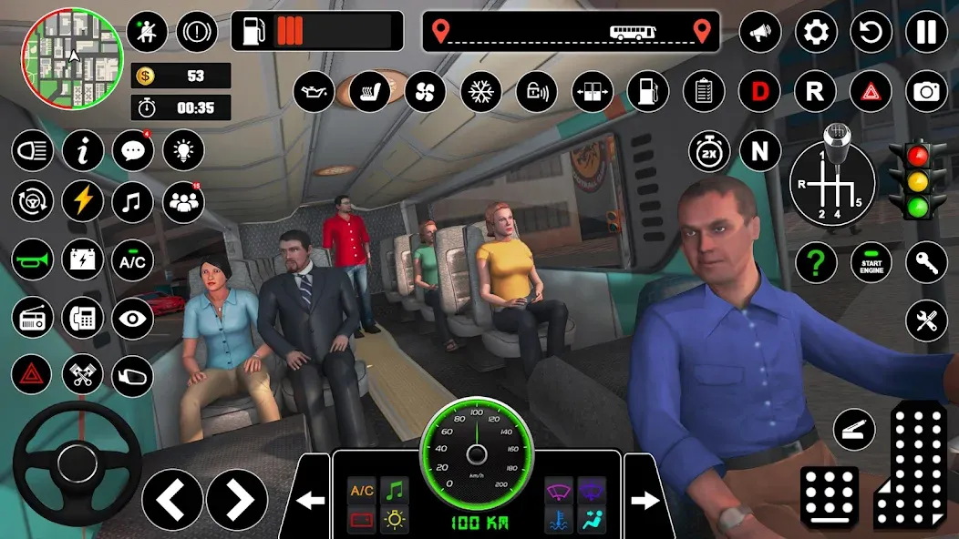 Bus Simulator : 3D Bus Games — скриншот 4