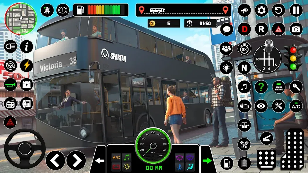 Bus Simulator : 3D Bus Games — скриншот 5