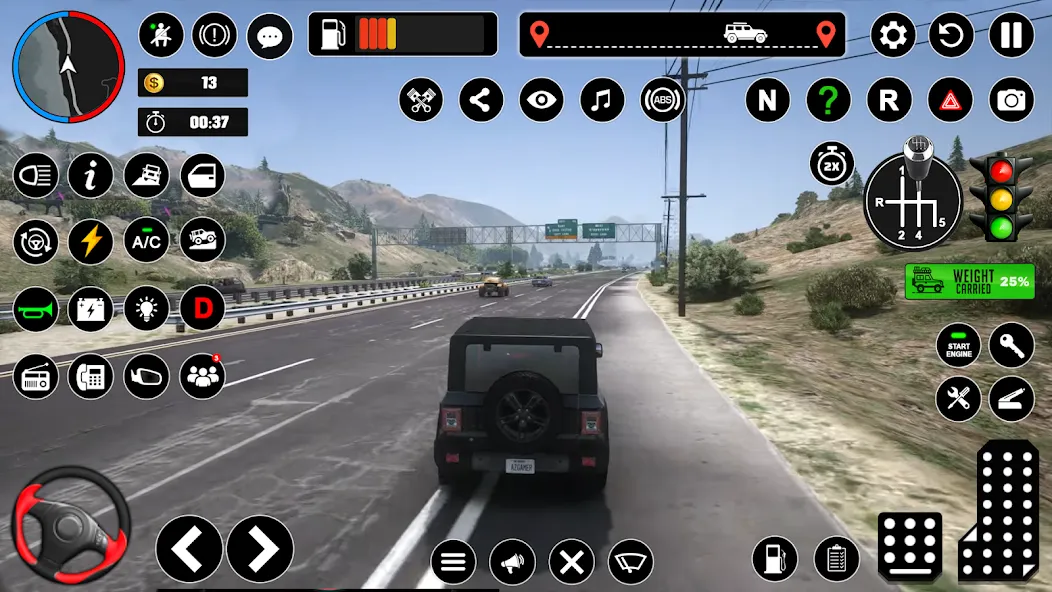 Offroad Jeep Driving & Parking — скриншот 1 Offroad Jeep Driving & Parking — скриншот 1