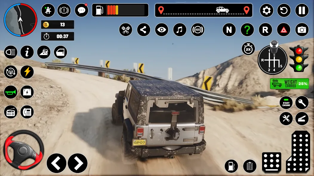 Offroad Jeep Driving & Parking — скриншот 2 Offroad Jeep Driving & Parking — скриншот 2
