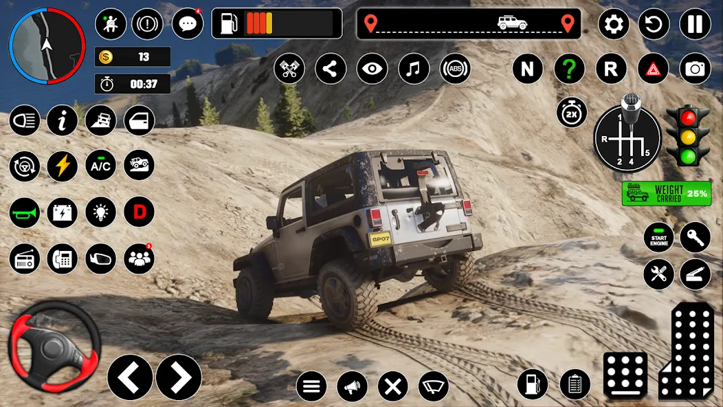 Offroad Jeep Driving & Parking — скриншот 4 Offroad Jeep Driving & Parking — скриншот 4
