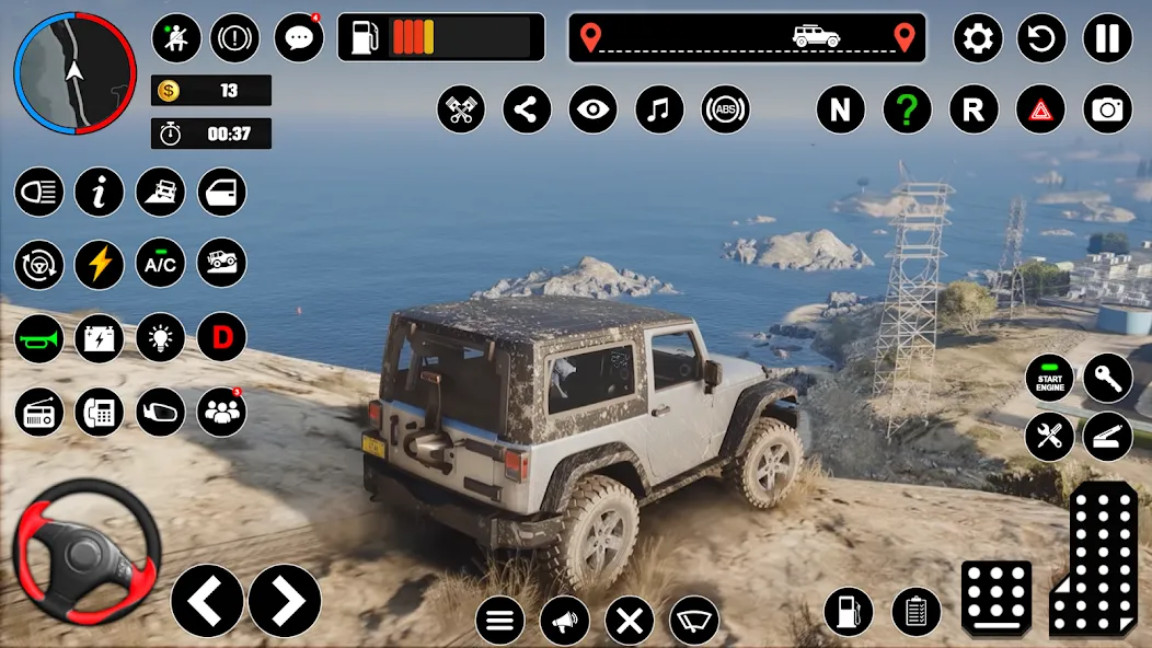 Offroad Jeep Driving & Parking — скриншот 5