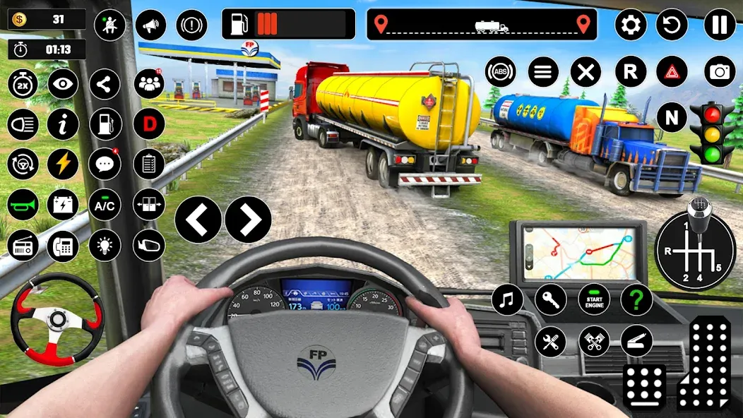 Oil Truck Games: Driving Games — скриншот 4 Oil Truck Games: Driving Games — скриншот 4