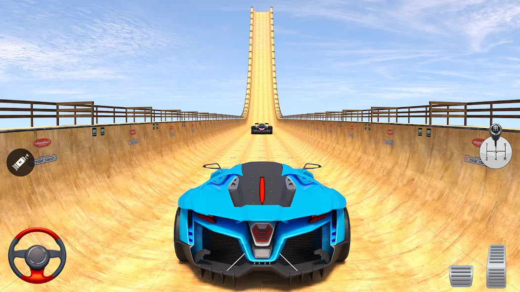 Superhero Car: Mega Ramp Games — скриншот 4