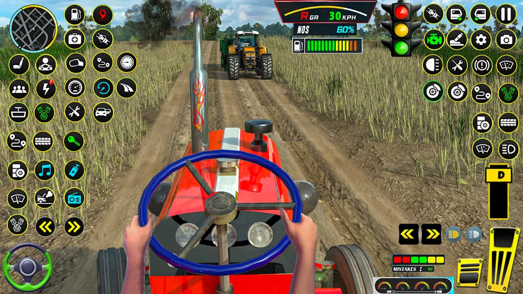 Farming Tractor Game Simulator — скриншот 1