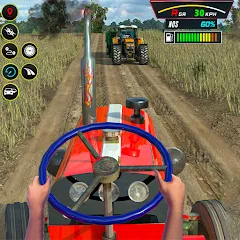 Скачать взломанную Farming Tractor Game Simulator — Много денег