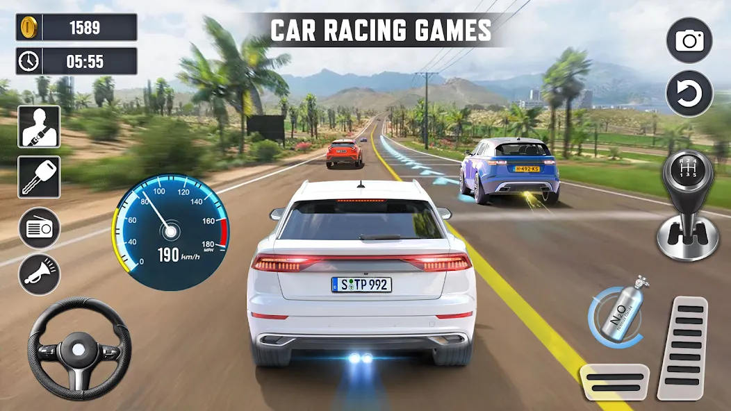 Real Highway Car Racing Games — скриншот 5