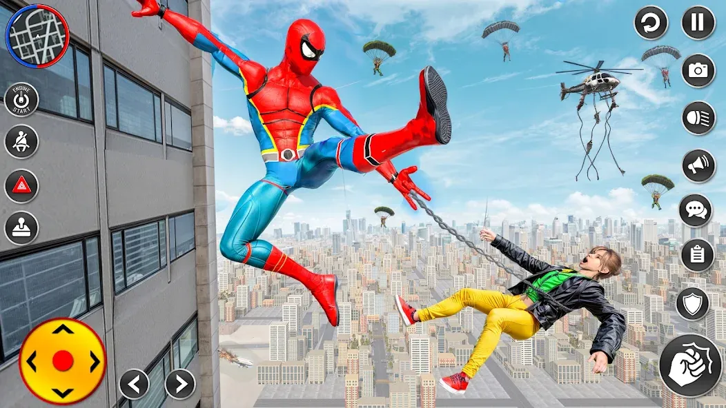 Spider Rope Hero Spider Games — скриншот 2