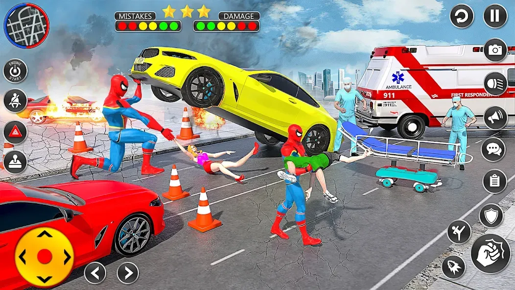 Spider Rope Hero Spider Games — скриншот 4