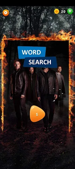 Supernatural Word Search — скриншот 1