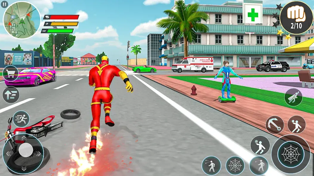 Rope Hero Spider Fighting Game — скриншот 4