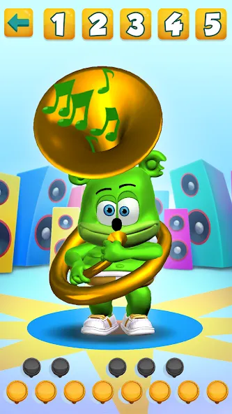 Talking Gummy Bear Kids Games — скриншот 4